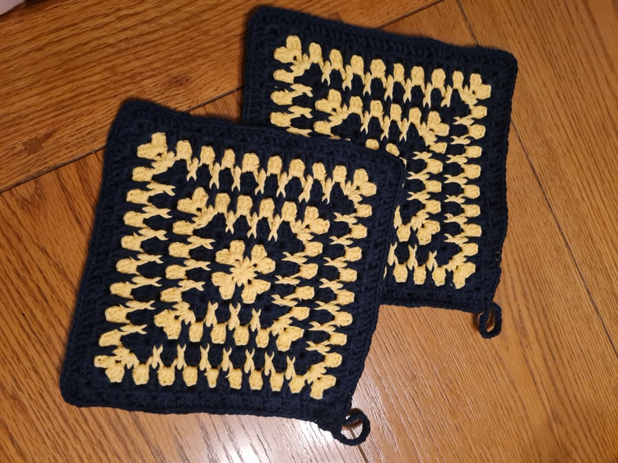 2 Pot holders 