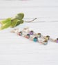 Long silver and hematite earrings - Image 1