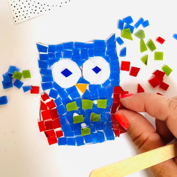 Make at Home Fused Glass Owl Kit
