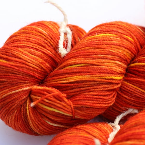 SALE: Spicy - Superwash merino-nylon 4 ply yarn