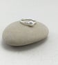Silver Pebble Stacking Ring, Handmade 2mm Silver Stacking Rings - Image 2