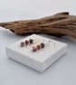 Natural Jasper Bead Earrings, 925 Sterling Silver - Image 4