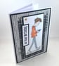 Black and White teenage boy birthday card - Image 5