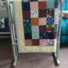 Baby quilt, stroller quilt, patchwork playmat