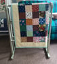 Baby quilt, stroller quilt, patchwork playmat
