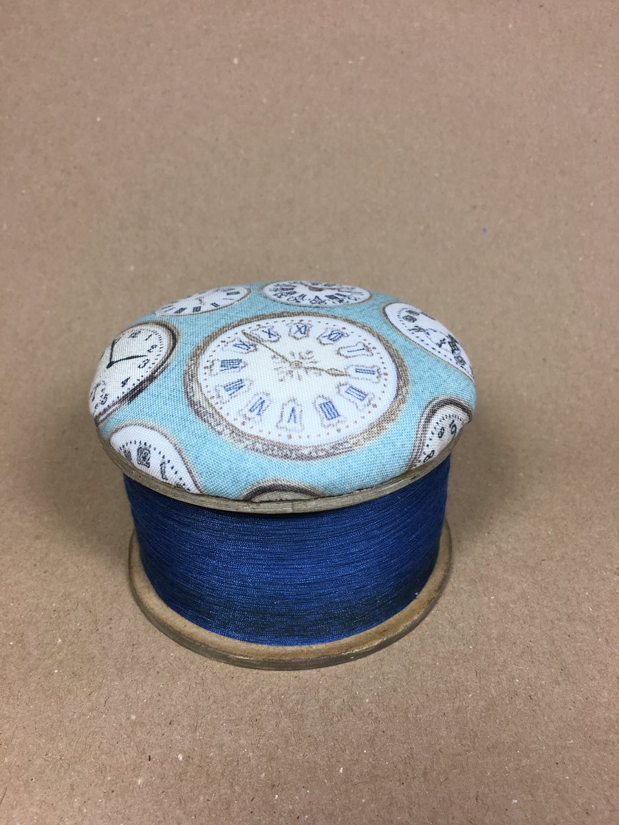 Back in Time Cotton Reel Pin Cushion