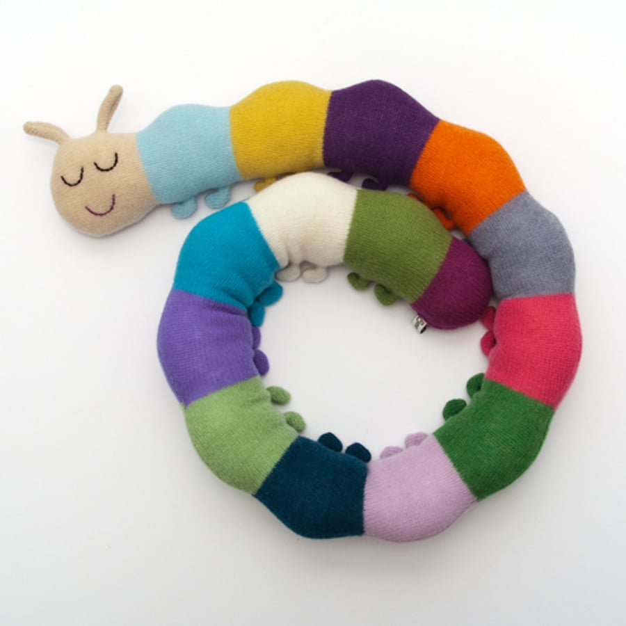 Extra Long Kevin Caterpillar Lambswool Plush - Made to order