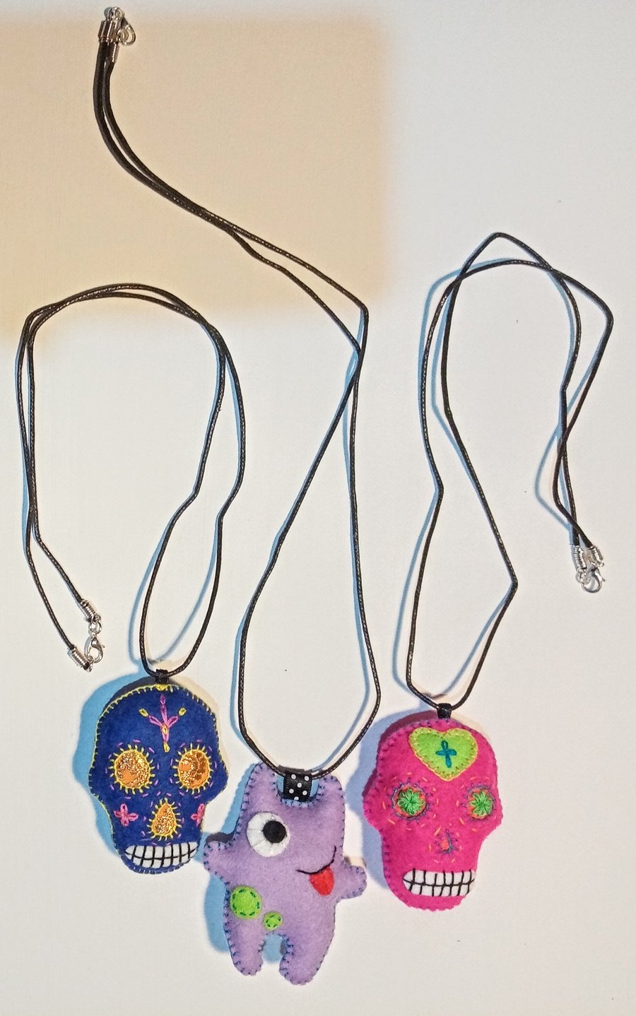 Custom Order Felt Pendants for Deb T