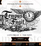 Vintage Intaglio Engraving, Tempus Fugit Latin Quote (Digital Download)
