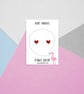 Tiny Red Heart Stud Earrings - Handpainted - Love Earrings