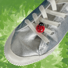 Ladybird Shoelace Charm Ladybug Trainer Accessory Free Delivery