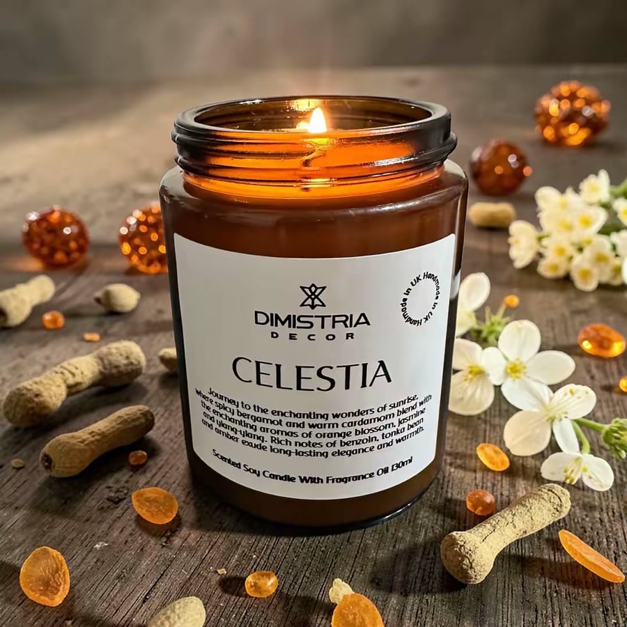 Scented Soy Candle Celestia