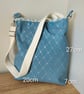 Denim cross body, shoulder bag. - Image 4