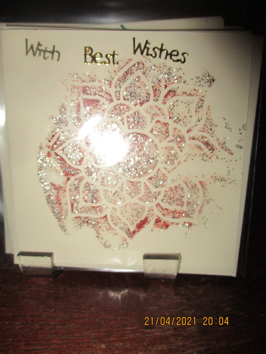 With Best Wishes Card