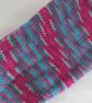 Hand-cranked Knitted Ribbed Wool Socks Size 8 to 9 - Image 4