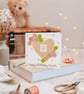 Heart Embroidered Birthday Card - Custom