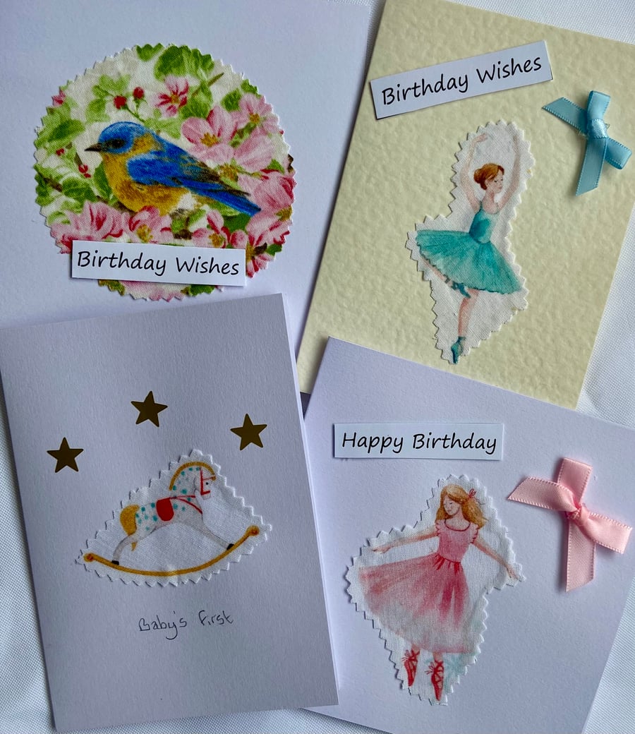 Fabric Greeting Cards