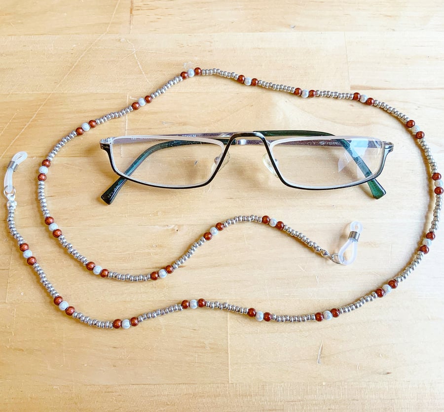 Glasses Chain. Glasses Lanyard. Miracle Beads.