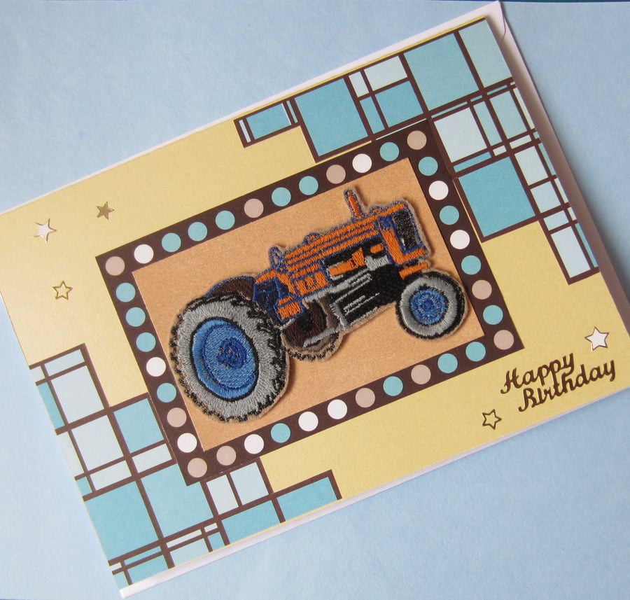 SALE Tractor Birthday Card