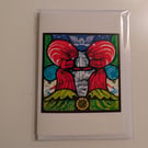 "William Morris, Red Rebel"card