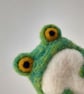 Little turquoise frog ornament - Image 1