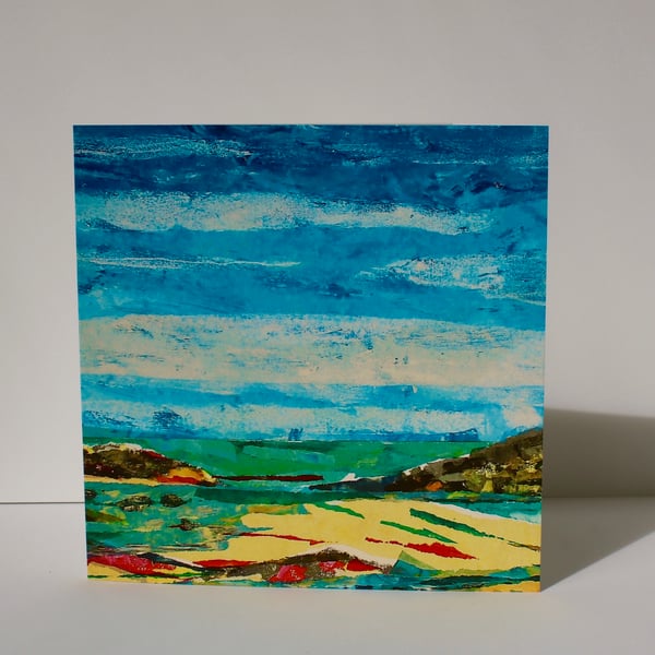 SHORELINE-BLANK GREETINGS CARD