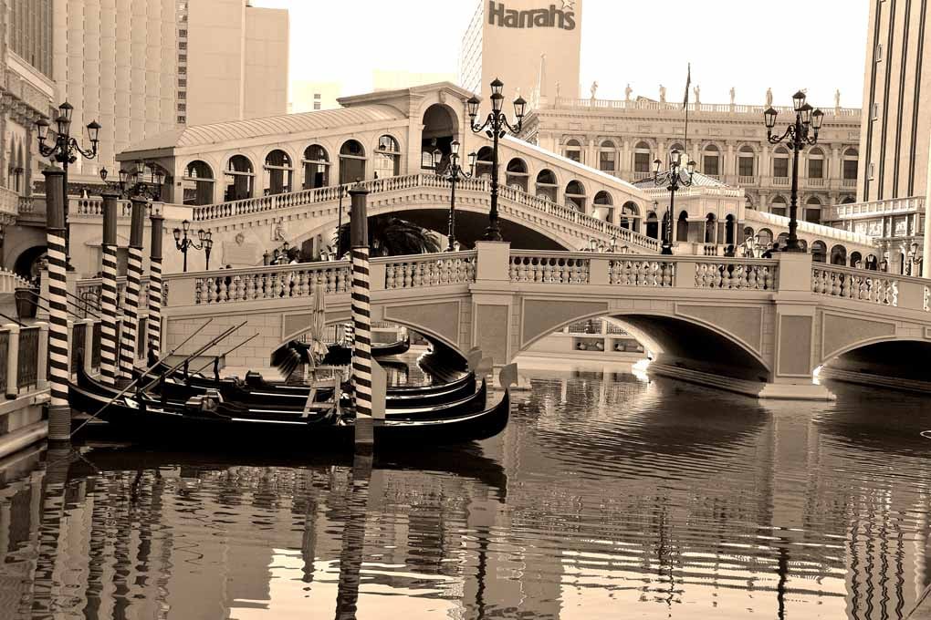 Venetian Hotel Rialto Bridge Las Vegas USA Photograph Print