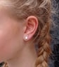 Recycled Sterling Silver Watering Can Earrings - Gift For A Gardener - Image 5