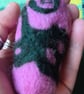 Bean Wool Cat Toy Needle Felted British Wool - Image 2