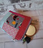 MULTI COLOURED PATCHWORK POUCH - Image 5