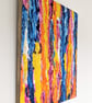 Impasto Abstract Acrylic Painting on Birch Panel - Image 2