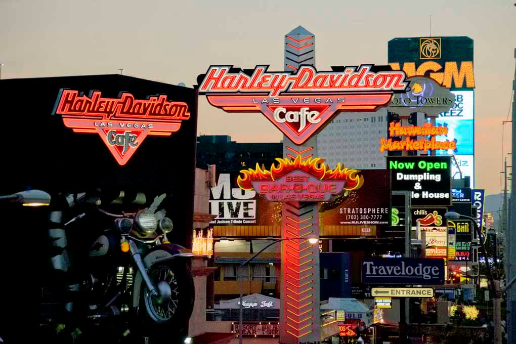 Las Vegas Strip Cityscape Skyline America Photograph Print