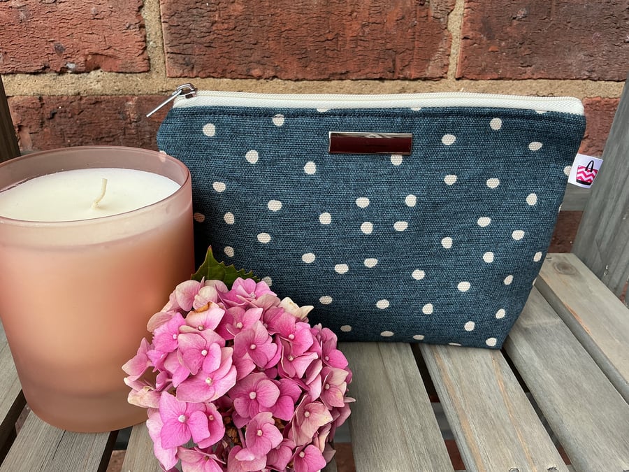 Blue spot Zip Pouch