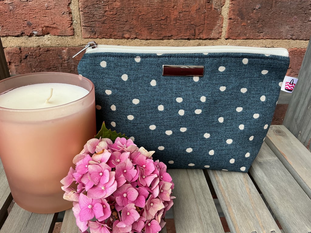 Blue spot Zip Pouch