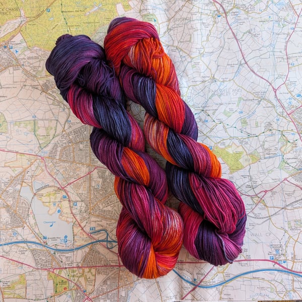 Nightshade bloom :: pima cotton :: 4 ply :: 100g