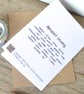 Sewing Alphabet Greetings Card - Image 3