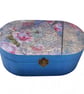 Rose Script: Decorated Wooden Trinket Keepsake Box 24cm