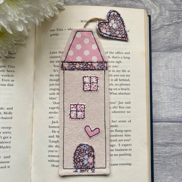 Tall house bookmark, reading gift