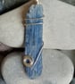 Wire-wrapped natural Kyanite necklace  - Image 1