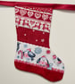 Christmas Stocking Bunting - Red  - Image 10