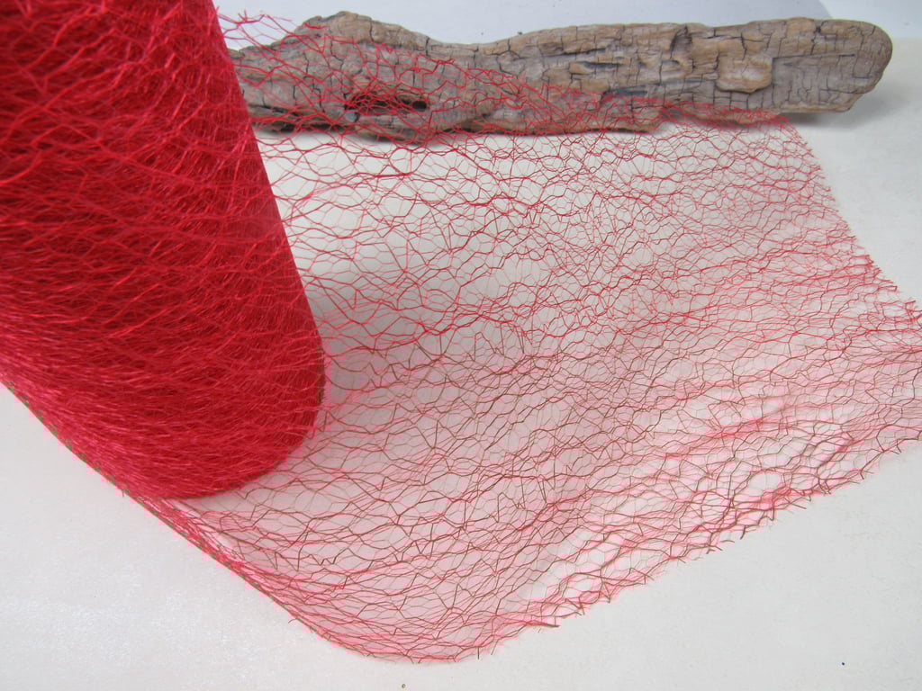Red Spider Web Netting, Cardmaking, Festive Decor