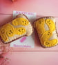 Jelly beanz on toast pocket hug (yellow) and pocket hug gift card 