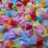 50 x Frosted Acrylic Beads - 14mm - Flower - Mixed Colour 