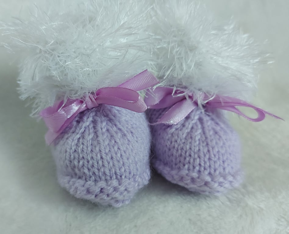 Baby Girls Booties size 0-3 months