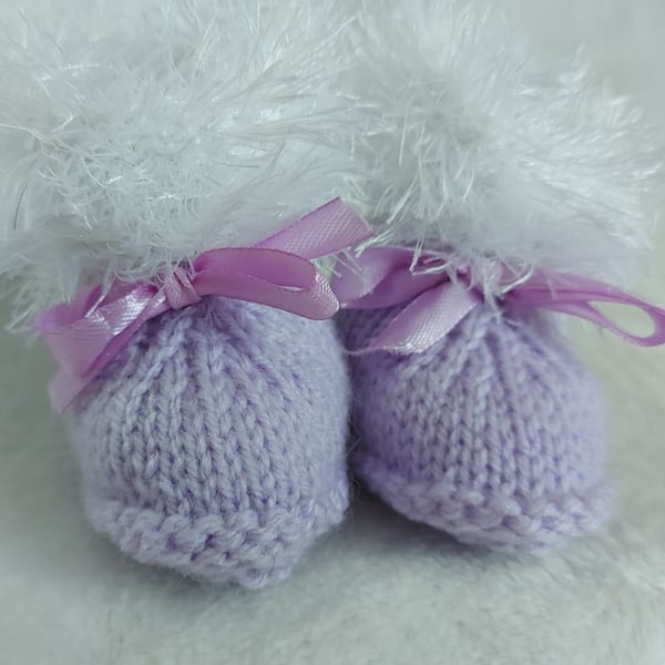Baby Girls Booties size 0-3 months