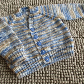 16" Baby Boys V Neck Cardigan (Multi)