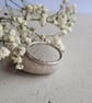 Sparkle Texture Sterling Silver Stacking Ring - Recycled Silver - Image 3