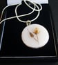 Real Flower Bud Pendant With Sterling Silver Chain - Image 4