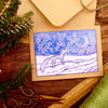 Fox and Stars Card - READY TO SHIP