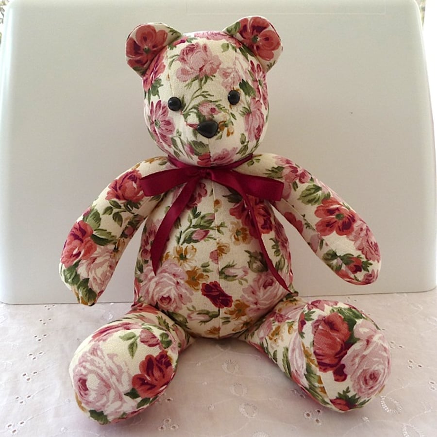 Hime Decor Floral Teddy Bear